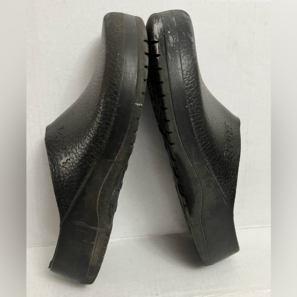 BIRKENSTOCK SUPER BIRKI PU CLOGS SLIP ON PROFESIONAL WORK BLACK COLOR - Picture 4 of 8